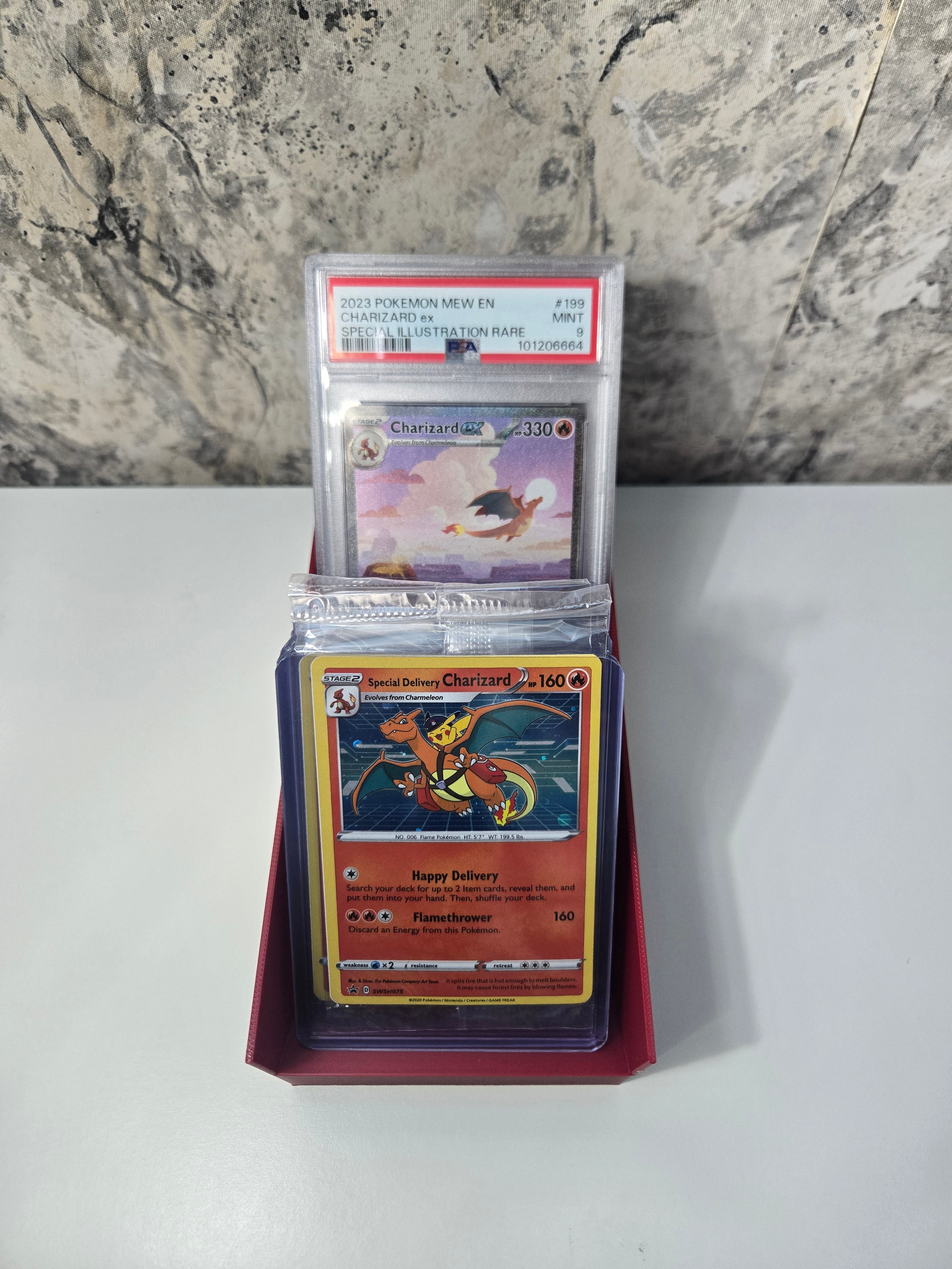 Top Loader / Slab Display Organizer | 2 Slot Display