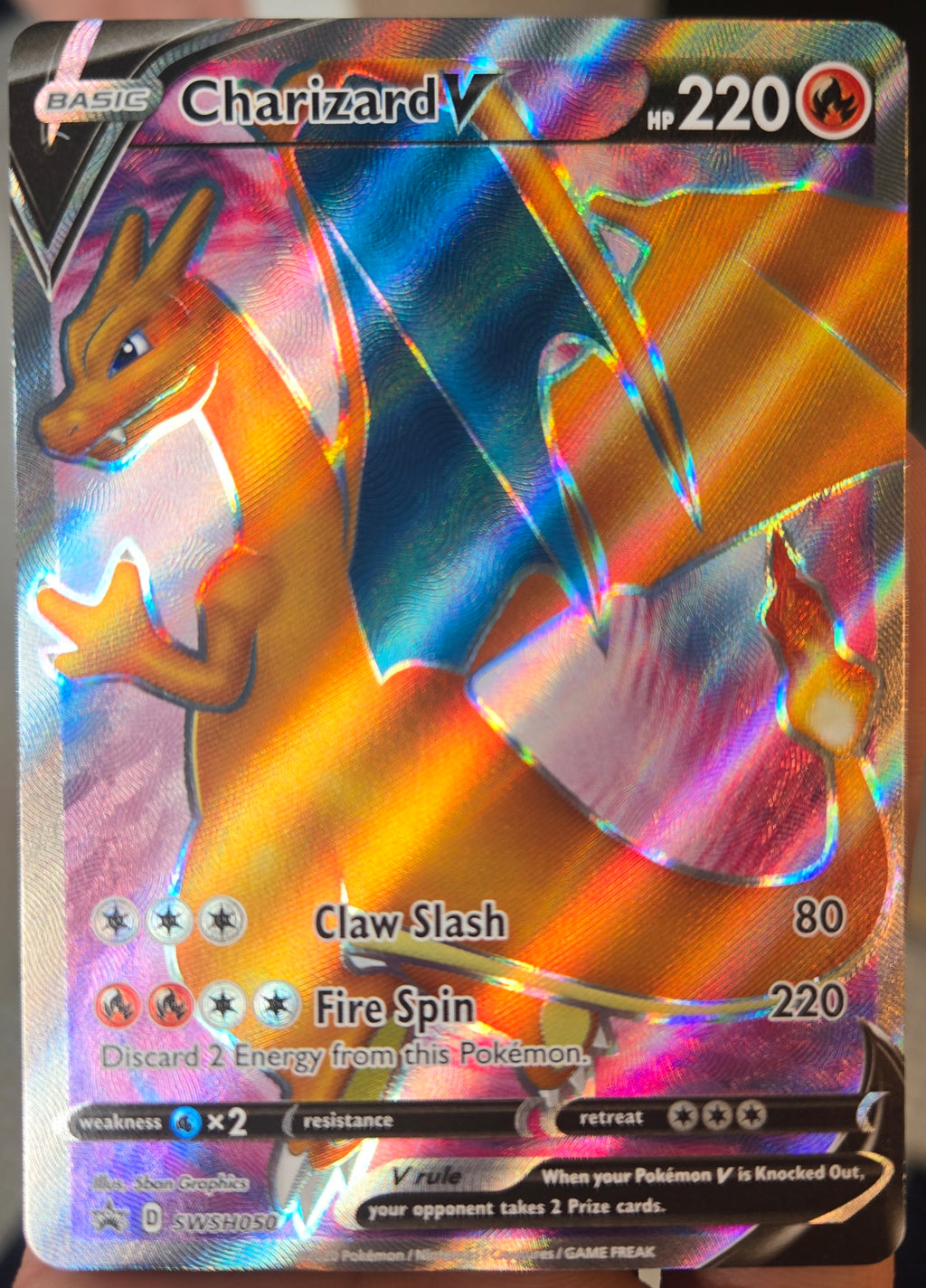 Charizard V SWSH050 PROMO